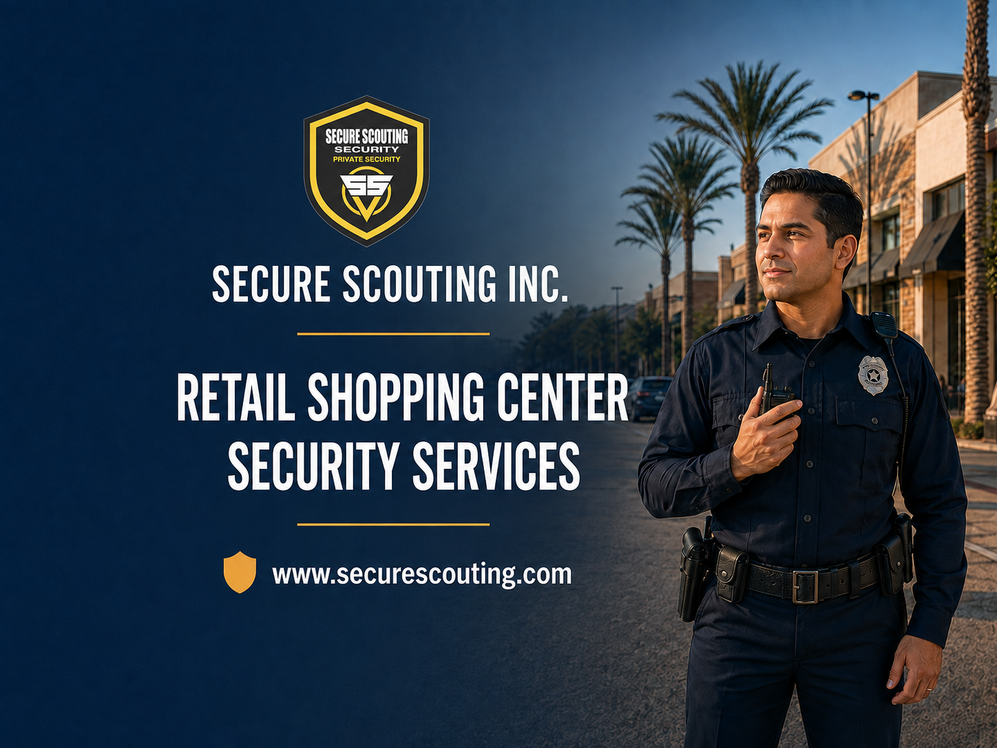 Retail Shopping Center Security Services by Secure Scouting Inc.